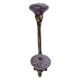 Purple Wheel Flower Ceramic Antique Iron Hook